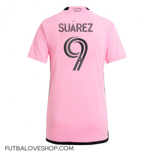 Dres Inter Miami Luis Suarez #9 Domáci pre Ženy 2024-25 Krátky Rukáv